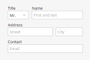 Cx Inner Layouts: LabelsTopLayout